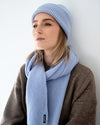 Merino Schal – Silver Blue