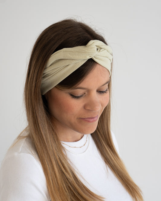 Drahthaarband Leinen – Mist Green