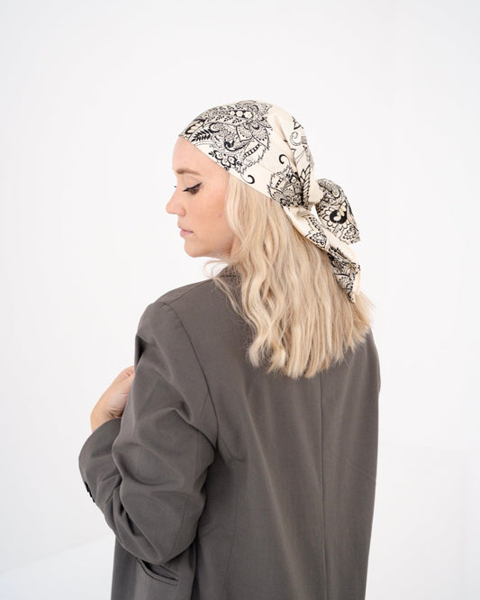 Zero Waste Tuch Satin - abstract
