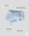 Merino Mini Scarf – Silver Blue