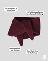 Merino Mini Scarf – Burgundy