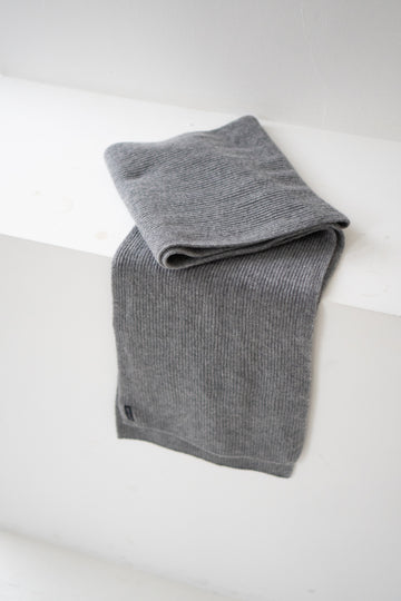 Merino Schal - cloud grey