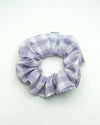 Scrunchie lila karo