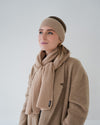 Set aus Stirnband und Schal - Light Sand