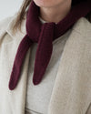 Merino Mini Scarf – Burgundy