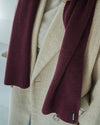 Merino Schal – Burgundy
