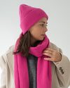 Merino Schal - Bright Pink