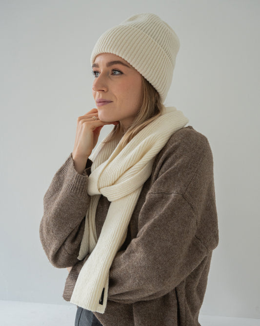 Merino Schal - Snow White