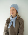 Merino Mini Scarf – Silver Blue
