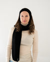 Set aus Stirnband und Schal - Pure Black