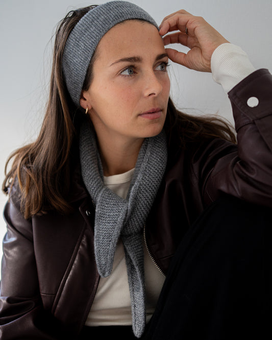Merino Stirnband – Cloud Grey