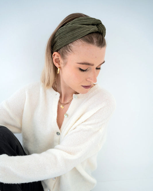 Drahthaarband Cord – Kaki