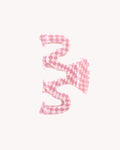Pink Checkered – Haarklammer