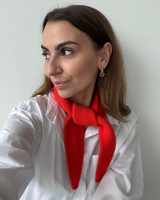 Mini Scarf – Golden Orange