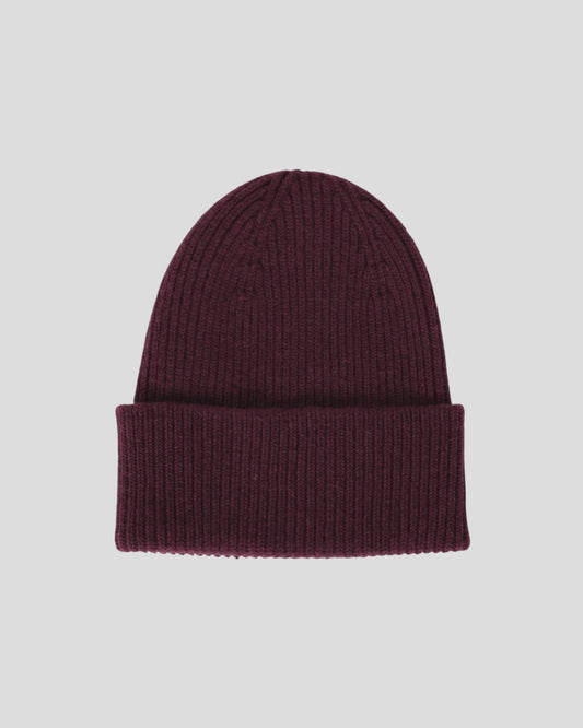 Merino Mütze – Burgundy