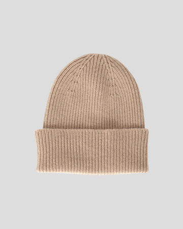 Merino Mütze – Light Sand