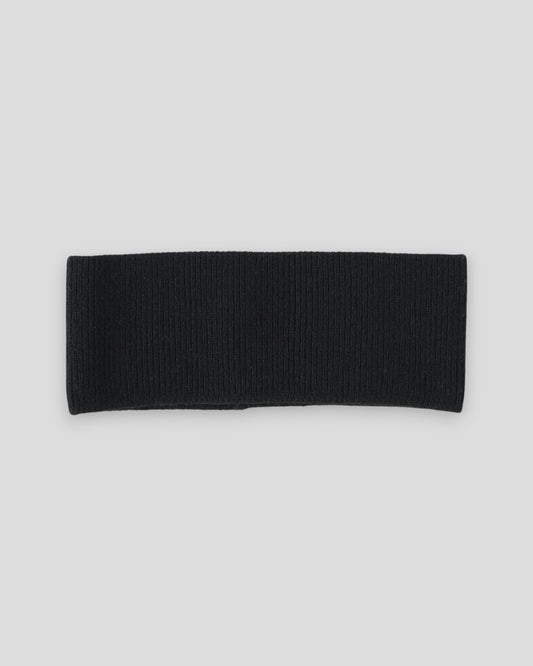 Merino Stirnband – Pure Black