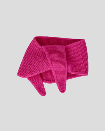Merino Mini Scarf – Bright Pink