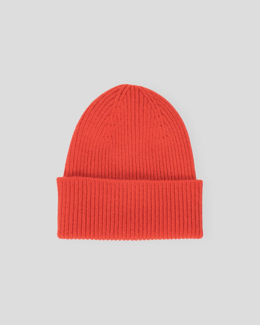 Merino Mütze - Golden Orange