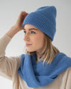 Merino Mütze - Dazzling Blue
