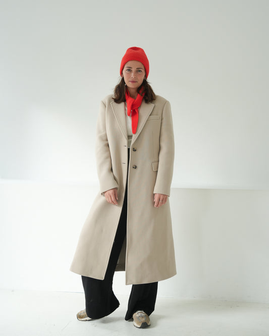 Set aus Mütze und Mini Scarf - Golden Orange