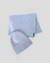Set aus Mütze und Schal – Silver Blue