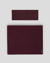 Set aus Stirnband und Schal - Burgundy