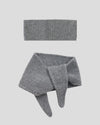 Set aus Stirnband und Mini Scarf - Cloud Grey