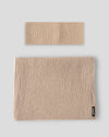 Set aus Stirnband und Schal - Light Sand