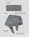 Set aus Stirnband und Mini Scarf - Cloud Grey