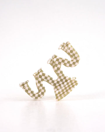 Green Checkered – Haarklammer
