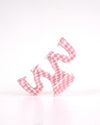 Pink Checkered – Haarklammer