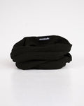 Drahthaarband Musselin - Deep Black