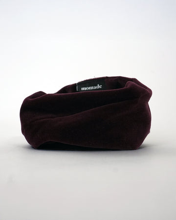 Bio Drahthaarband Samt - Burgundy