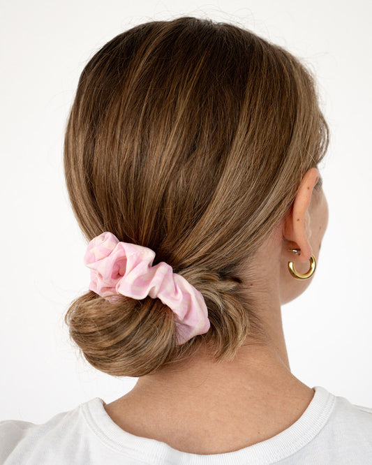 Zero Waste Scrunchie - rosa zebra