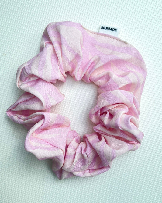 Zero Waste Scrunchie - rosa zebra