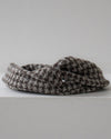 Zero waste Drahthaarband - houndstooth grey